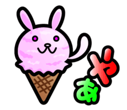 Rabbit Icecream sticker #1100254