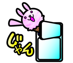 Rabbit Icecream sticker #1100255