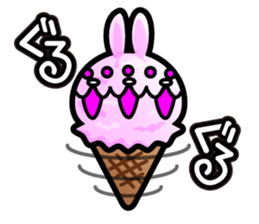 Rabbit Icecream sticker #1100259