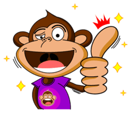 Lovely Monkey Paul sticker #1100467