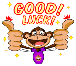 Lovely Monkey Paul sticker #1100468