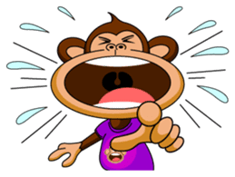 Lovely Monkey Paul sticker #1100470