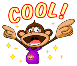 Lovely Monkey Paul sticker #1100471