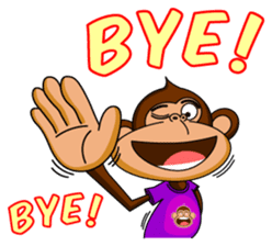 Lovely Monkey Paul sticker #1100473