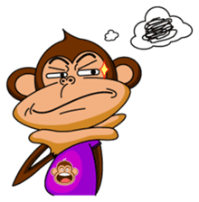 Lovely Monkey Paul sticker #1100474