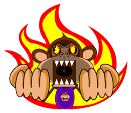 Lovely Monkey Paul sticker #1100475