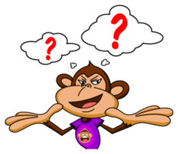 Lovely Monkey Paul sticker #1100481