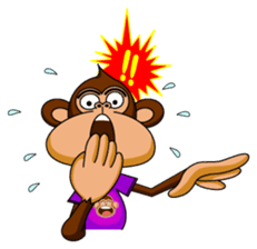 Lovely Monkey Paul sticker #1100484