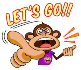 Lovely Monkey Paul sticker #1100485