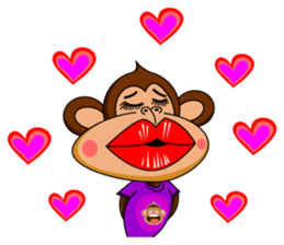 Lovely Monkey Paul sticker #1100488