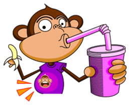 Lovely Monkey Paul sticker #1100490