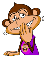 Lovely Monkey Paul sticker #1100491