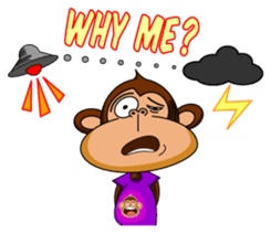 Lovely Monkey Paul sticker #1100492