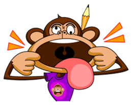 Lovely Monkey Paul sticker #1100493