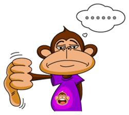 Lovely Monkey Paul sticker #1100496