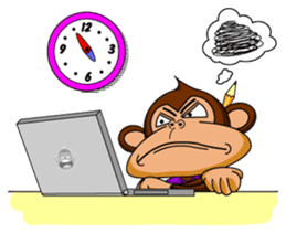 Lovely Monkey Paul sticker #1100497