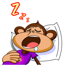 Lovely Monkey Paul sticker #1100501