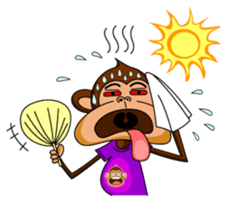 Lovely Monkey Paul sticker #1100503