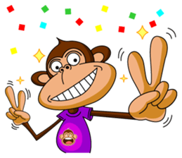 Lovely Monkey Paul sticker #1100504