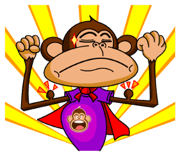 Lovely Monkey Paul sticker #1100505