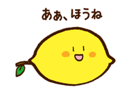 Hassaku orange & Lemon Sticker sticker #1100931