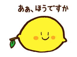 Hassaku orange & Lemon Sticker sticker #1100936
