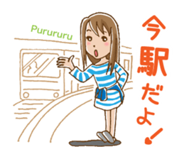 Dense contact for girls sticker #1101000