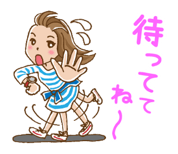 Dense contact for girls sticker #1101002