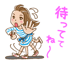 Dense contact for girls sticker #1101002