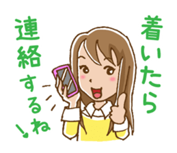 Dense contact for girls sticker #1101007