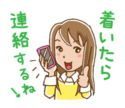 Dense contact for girls sticker #1101007