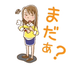 Dense contact for girls sticker #1101016