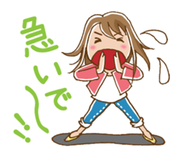 Dense contact for girls sticker #1101020
