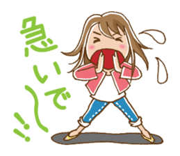 Dense contact for girls sticker #1101020