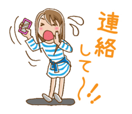 Dense contact for girls sticker #1101022