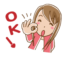 Dense contact for girls sticker #1101023