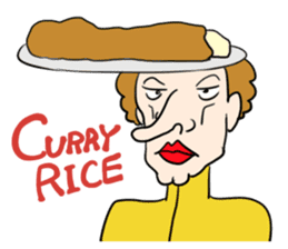 Mr. Curry Rice sticker #1101696