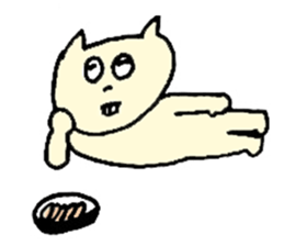 Living a cat sticker #1101786