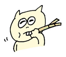 Living a cat sticker #1101787