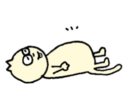 Living a cat sticker #1101788