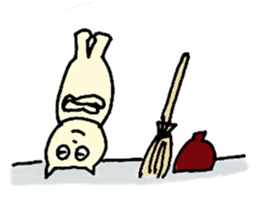 Living a cat sticker #1101789