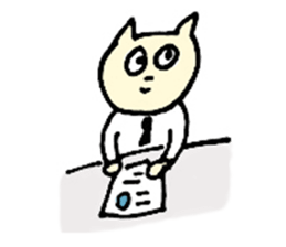 Living a cat sticker #1101790