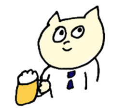 Living a cat sticker #1101793