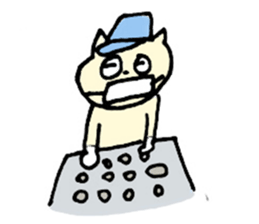 Living a cat sticker #1101794