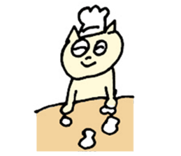 Living a cat sticker #1101796