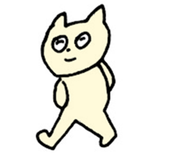 Living a cat sticker #1101800