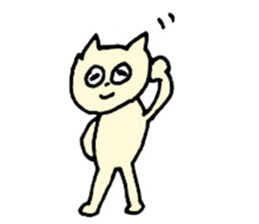 Living a cat sticker #1101801