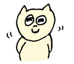 Living a cat sticker #1101802