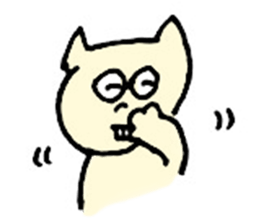 Living a cat sticker #1101804