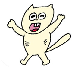 Living a cat sticker #1101805